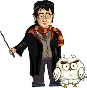 harry potter, fan art, the wizard, owl, magic wand, harry, potter, magic, rowling, mag, the character, cartoony, smile, good, pet, separated, cute, harry potter, harry potter, harry potter, harry potter, harry potter